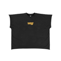 Raw Edge Boxy Non-Shrink T-Shirt