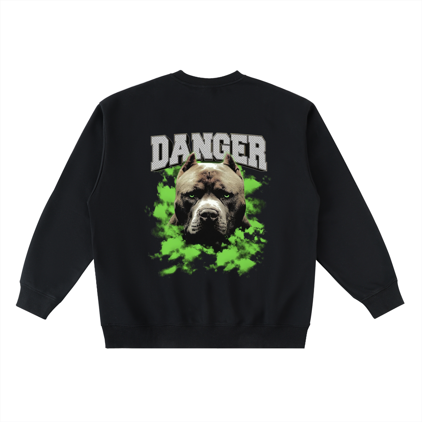 Oversized Crewneck Taped Sweatshirt