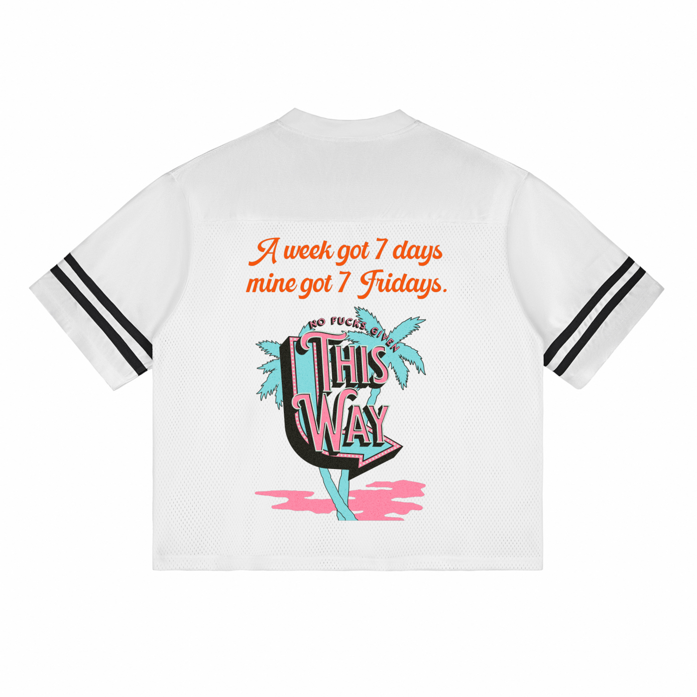 Taped Mesh T-Shirt
